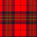 Leslie Red Modern 16oz Tartan Fabric By The Metre